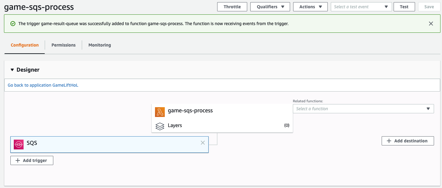 Making Lambda Functions :: Start Full Stack Game with GameLift